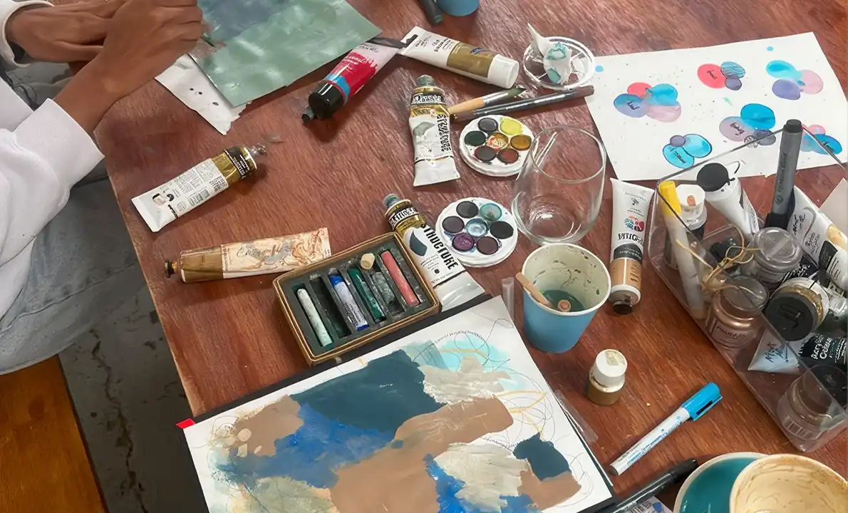 Painting to Music Therapy